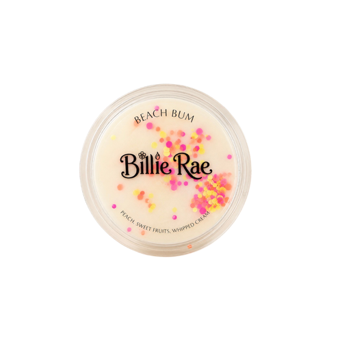 Beach Bum 50g Peach & Cream Wax Melt Wheel Deli Pot | Everyday Favourites