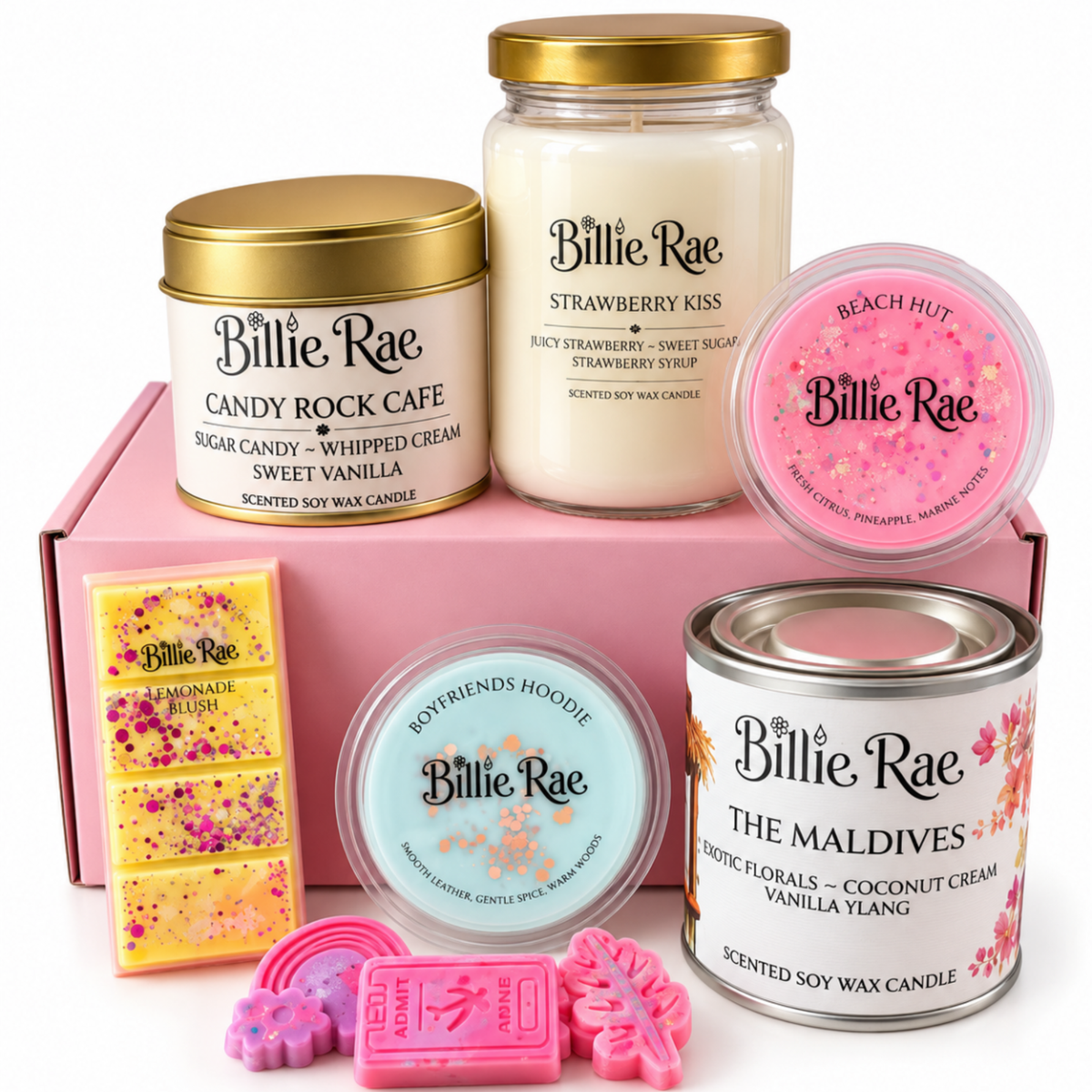 Billie Rae Everyday Favourites Luxe Mystery Gift Set with Candles and Wax Melts