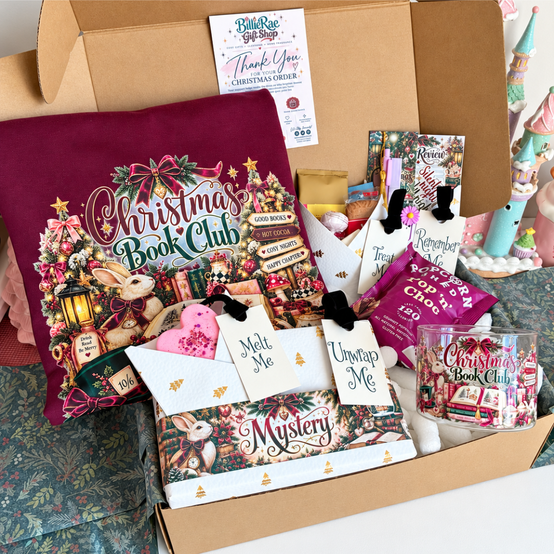 Christmas Book Club Book Lover Gift Set