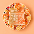 Christmas Market 125g Christmas wax melt slab by Billie Rae with a warm cinnamon and orange fragrance.