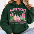 Christmas Tree Farm hoodie, cotton Christmas hoodie, Christmas hoodie, womens Christmas hoodie, soft touch cotton hoodie, festive hoodie, Christmas clothing, Billie Rae hoodie