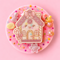Cookieland 125g Christmas wax melt slab by Billie Rae with a sweet buttery biscuit, sugar and cream fragrance.