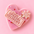 Pixie Presents 45g Baby Heart Christmas wax melt slab by Billie Rae with a sweet candy, soft fruit and creamy vanilla fragrance.