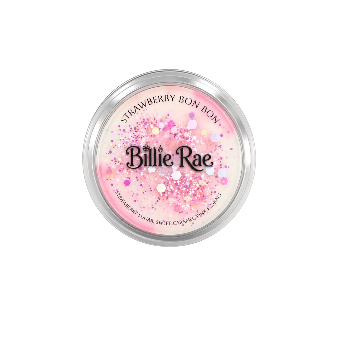 Strawberry Bon Bon 50g Sweet Strawberry Wax Melt Wheel Deli Pot | Everyday Favourites