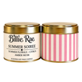 Summer Soirée 200g soy wax candle in a gold tin with biodegradable glitter from the Everyday Favourites Collection.