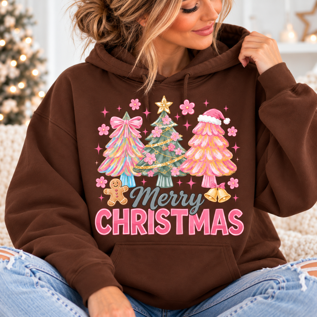 Merry Christmas Cotton Soft Touch Hoodie | Christmas Collection