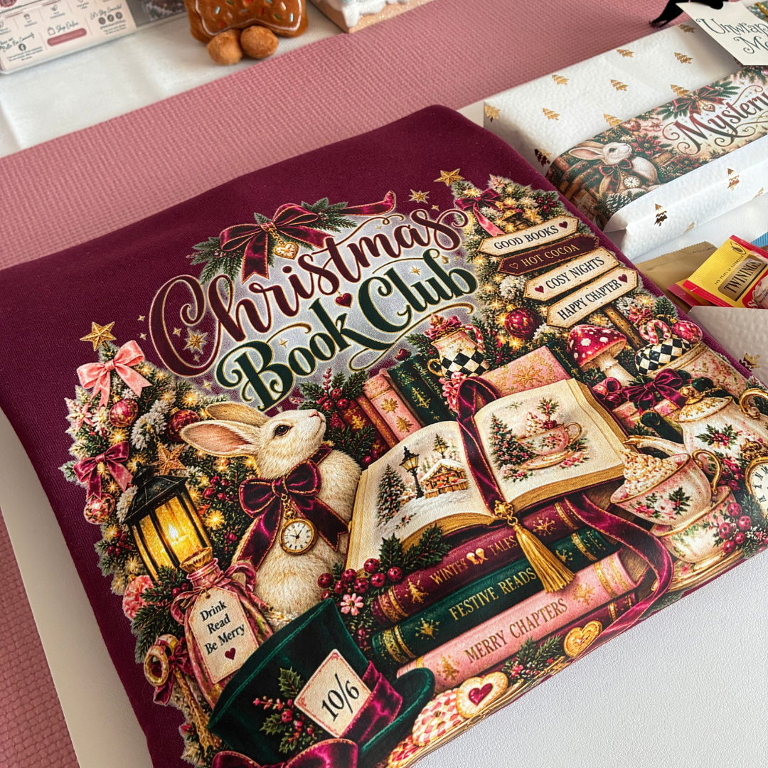 Christmas Book Club Book Lover Gift Set