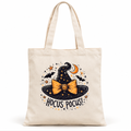 hocus pocus tote bag, witch hat tote bag, Halloween tote bag, witchy tote bag, organic cotton tote bag, spooky shopping bag, Halloween gift, Billie Rae tote bag