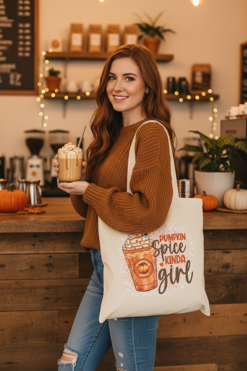Pumpkin Spice Kinda Girl in use