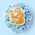 Santa’s Snow Day 125g Christmas wax melt slab by Billie Rae, a large hand-poured festive wax melt with a fresh winter fragrance.